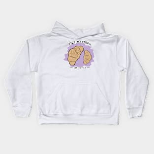 Size Matters - Croissant Kids Hoodie